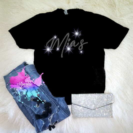 Mia's Custom Crystallized Tee