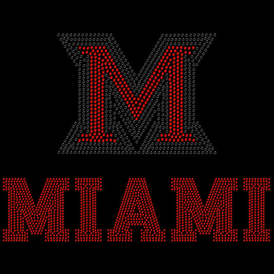Miami Rhinestone Transfers
