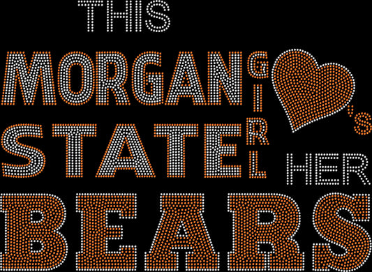 Loves Morgan State Crystallized Tee