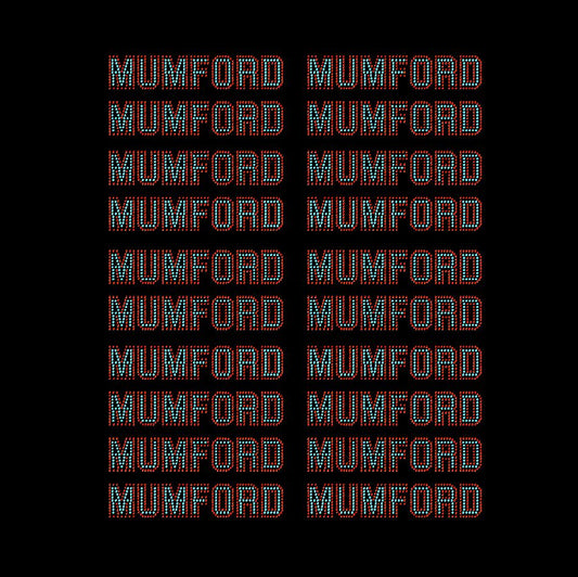 Custom Mumford Siam Crystallized Hotfix Transfer