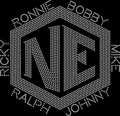 New Edition Crystallized Long Sleeve Dolman Blouse