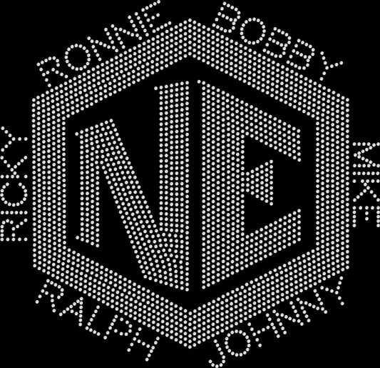 New Edition Crystallized Long Sleeve Dolman Blouse