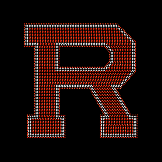 Custom R Rhinestone Tee