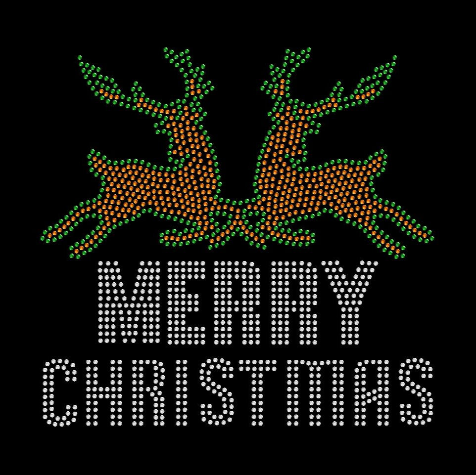 Christmas Reindeer Crystallized Tee