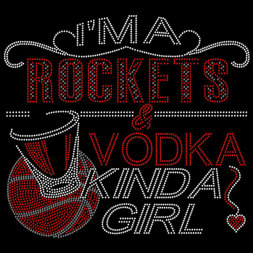 Rockets and Vodka Rhinestone Tee