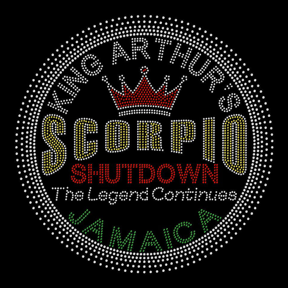 Scorpio Shutdown Rhinestone Tee