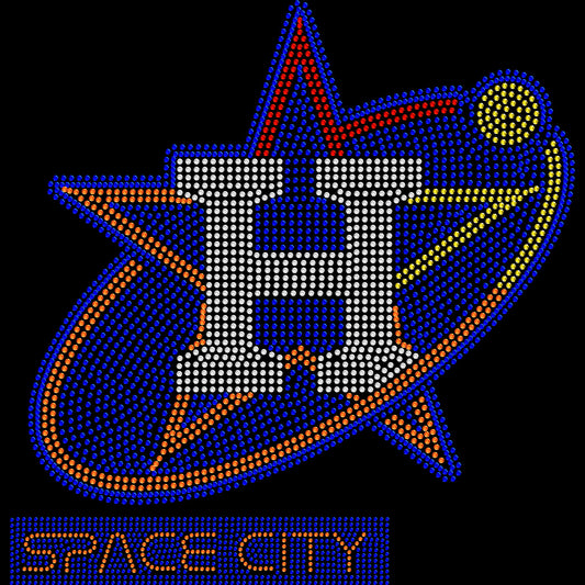 Houston Space City Crystallized Tee
