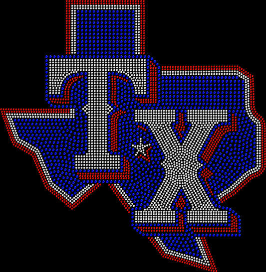 Rangers Baseball Crystallized Tee