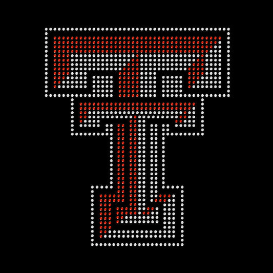 Texas Tech Rhinestone Tee