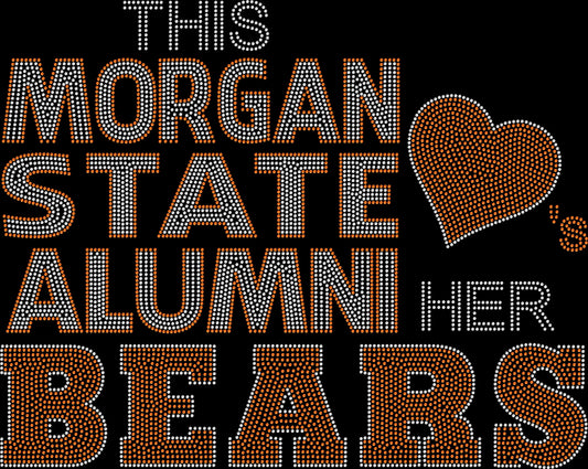 Morgan State Alumni Crystallized Tee