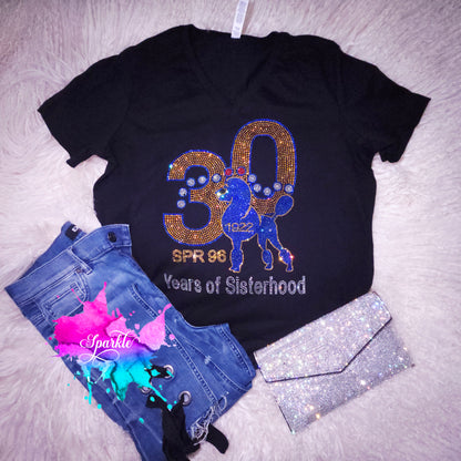 30 Years of Sisterhood Rhinestone Tee