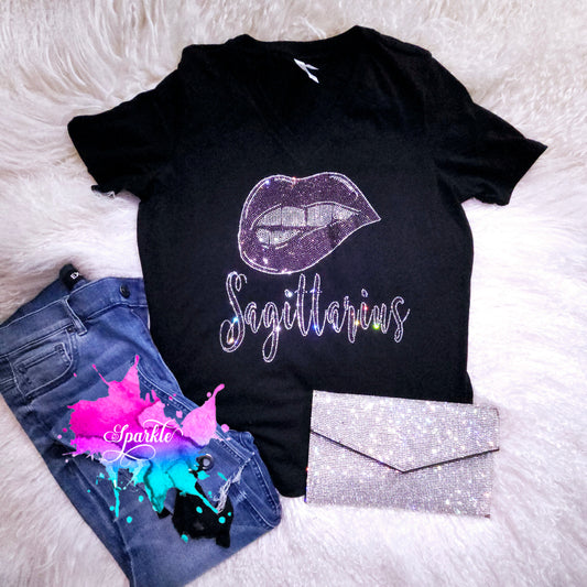 Sagittarius Kiss Crystallized Tee