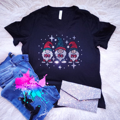 Gnomes Rhinestone Tee