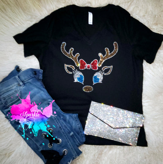 Reindeer Crystallized Tee