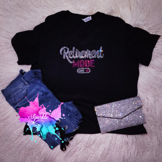 Retirement Mode On Crystallized Tee