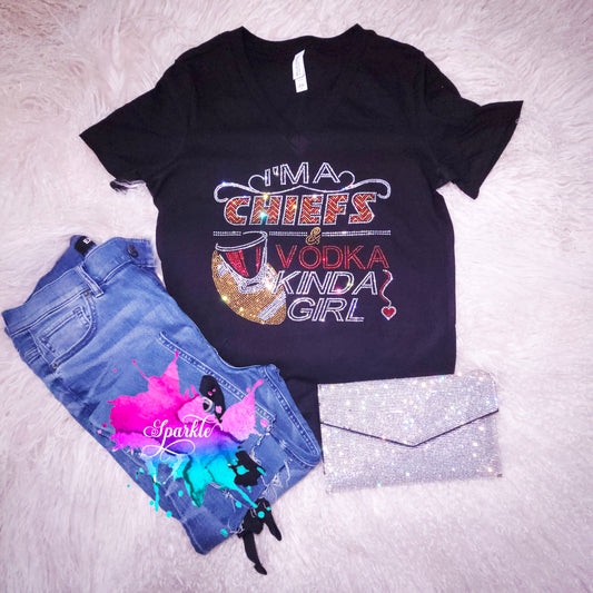 Chiefs and Vodka Crystallized Tee