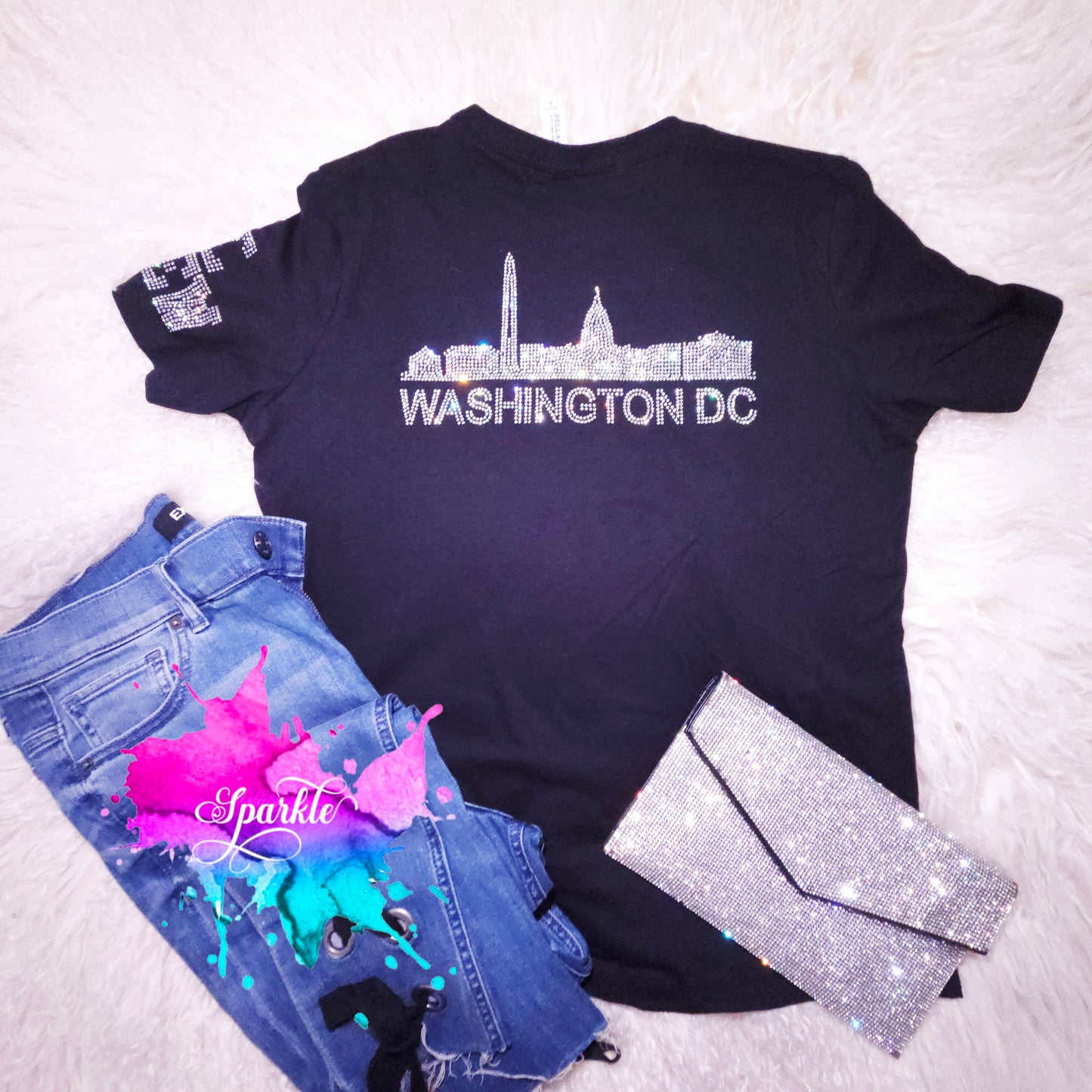 Camden Washington DC Ladies Crystallized Tee