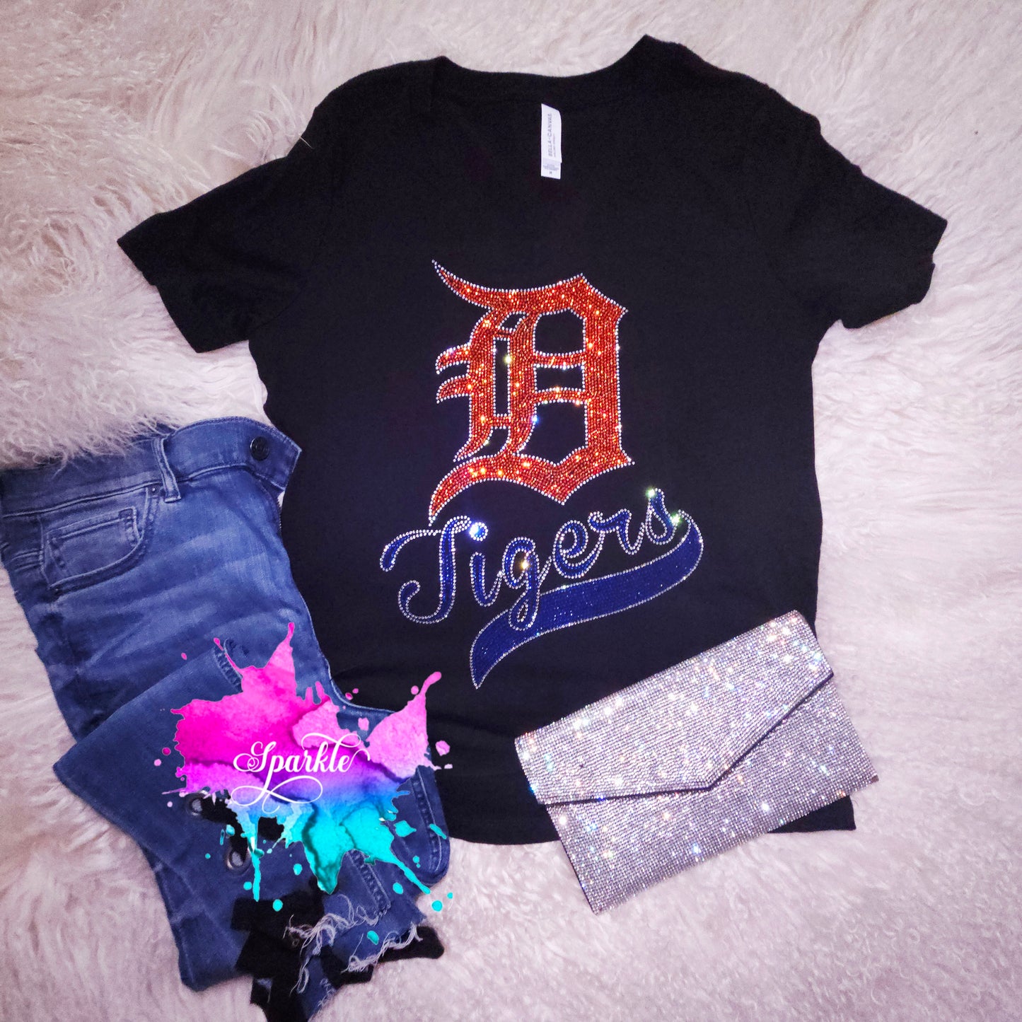 Detroit Tigers Crystallized Tee