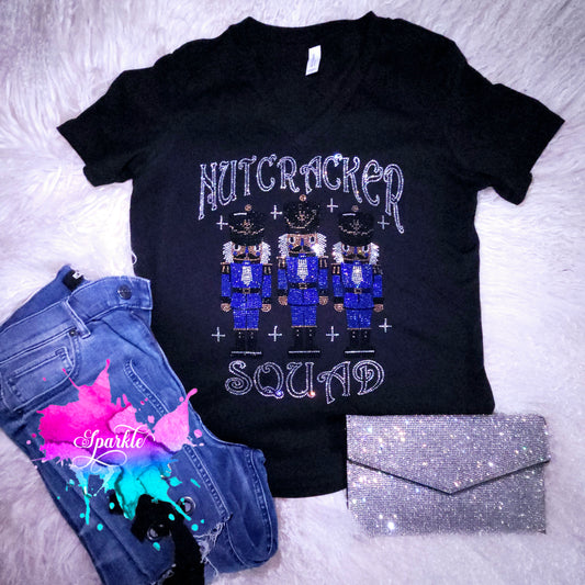 Blue Nutcracker Crystallized Tee