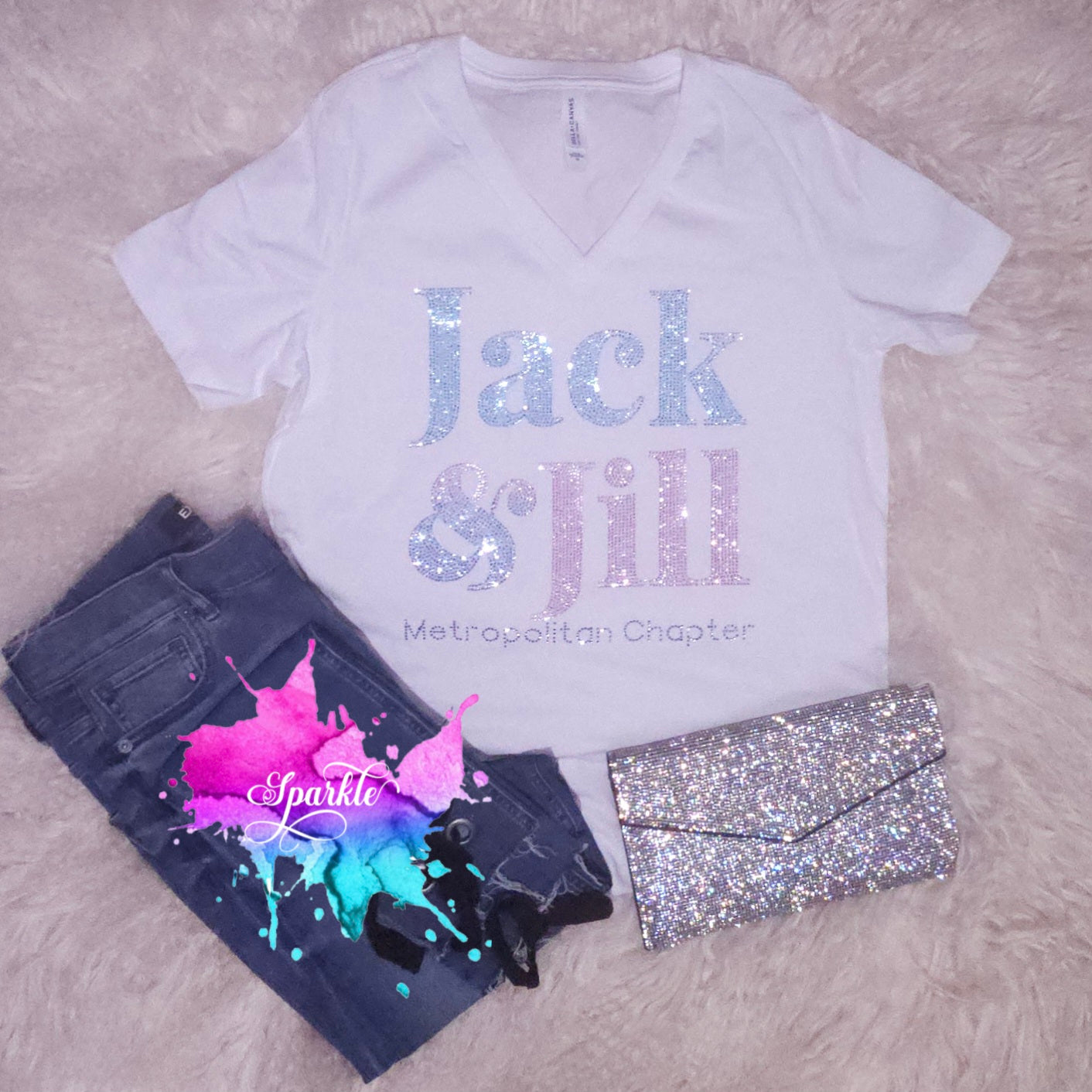 JJ Metro Chapter Rhinestone Tee