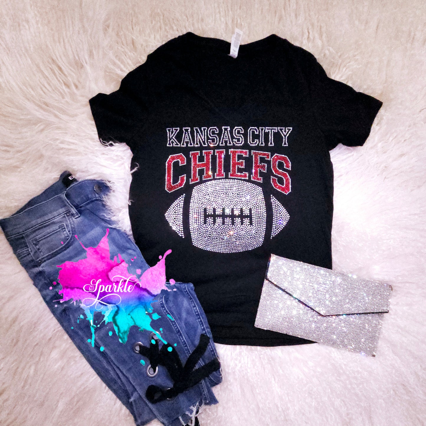 Chiefs Crystallized Tee