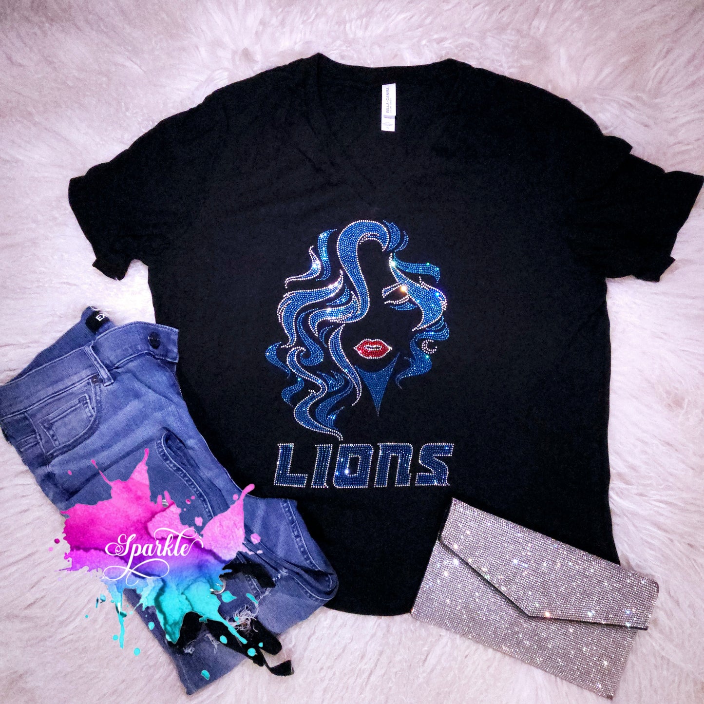 Lions Lady Crystallized Tee