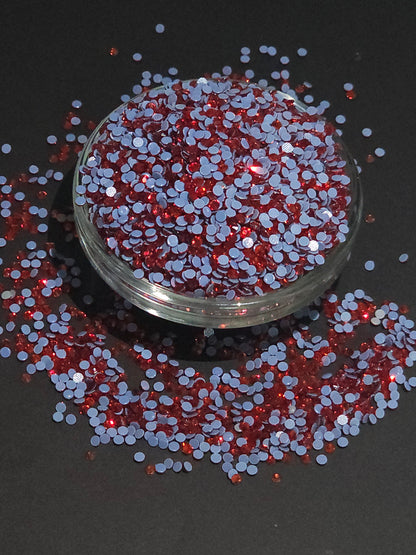 Light Siam Sparkle Hotfix Crystals