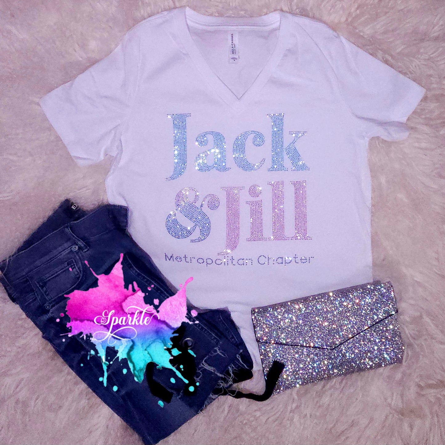 JJ Metro Chapter Rhinestone Tee