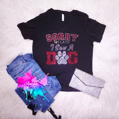 Sorry I'm Late Crystallized Tee
