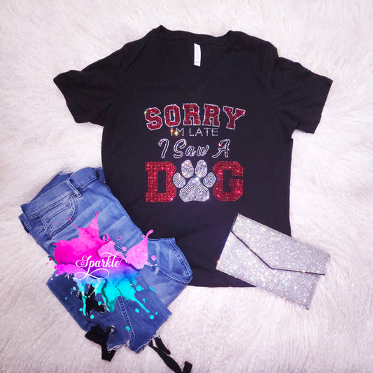 Sorry I'm Late Crystallized Tee