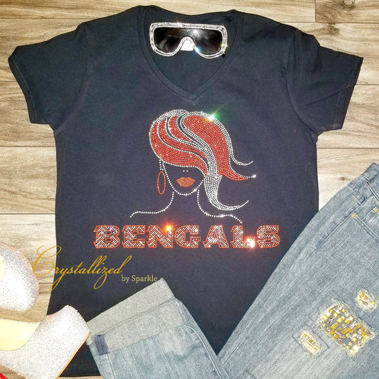 Bengals Lady Crystallized Tee