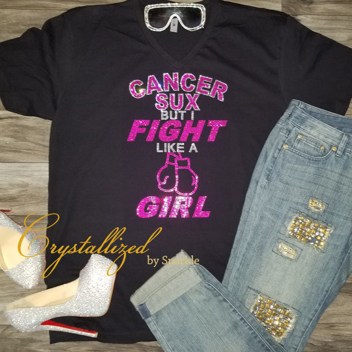 Breast Cancer Awareness Fight Crystallized Tee