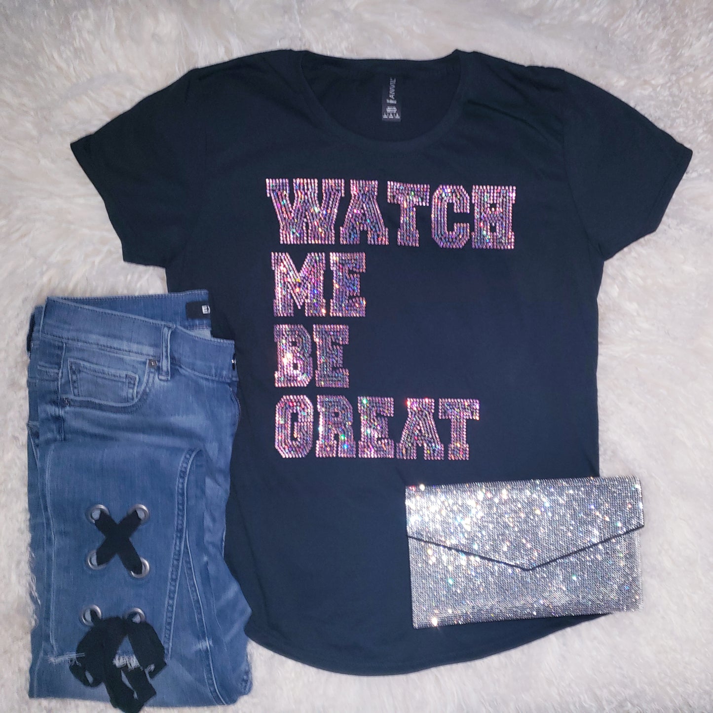 Watch Me Be Great Crystallized Tee