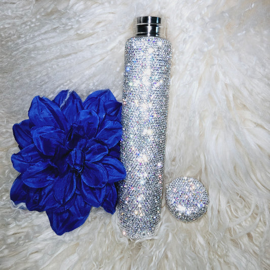 Crystallized 8 Oz Skinny Flask