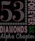 AKA 53 Diamonds Rhinestone Tee