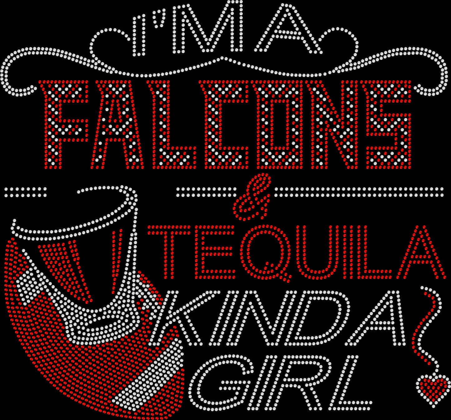 Falcons and Tequila Crystallized Tee
