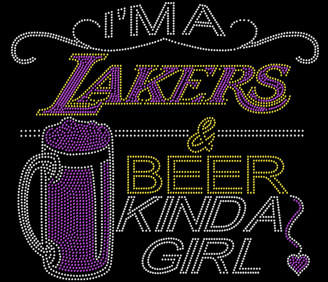 Lakers and Beer Crystallized Tee