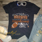 Browns and Touchdowns Crystallized Tee