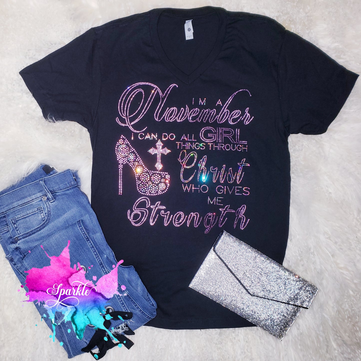 I Can Do All Things November Crystallized Tee