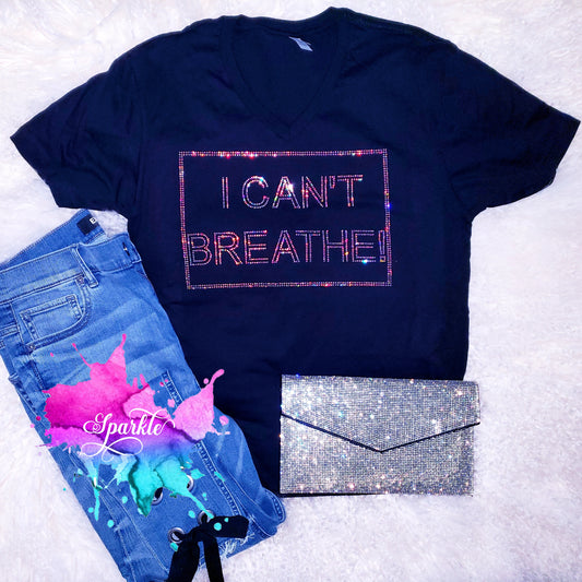 I Can't Breathe Crystallized Tee