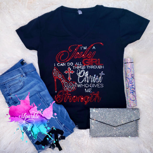 I Can Do All Things July Crystallize Tee