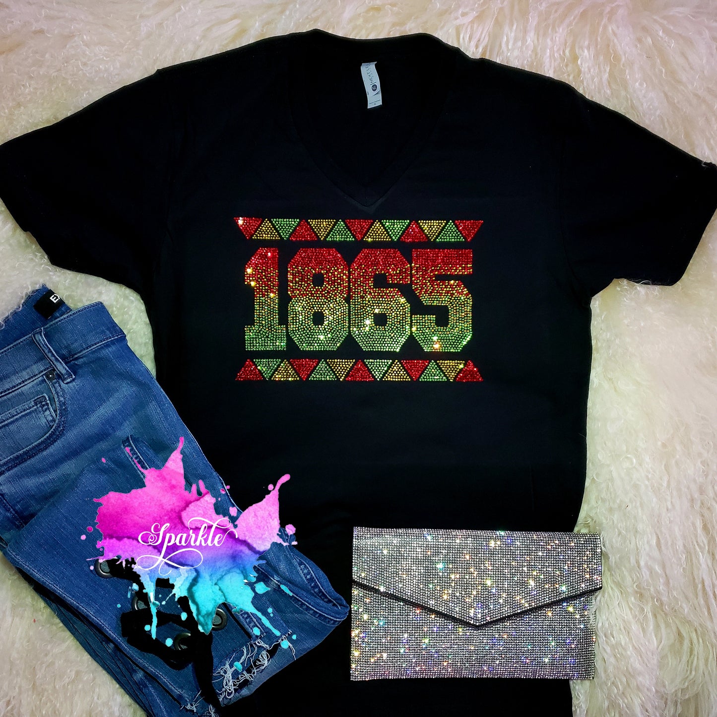 Juneteenth 1865 Crystallized Tee