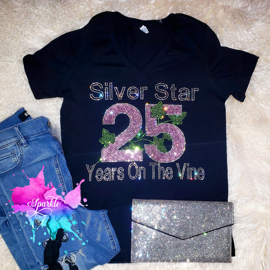 Silver Star Crystallized Tee