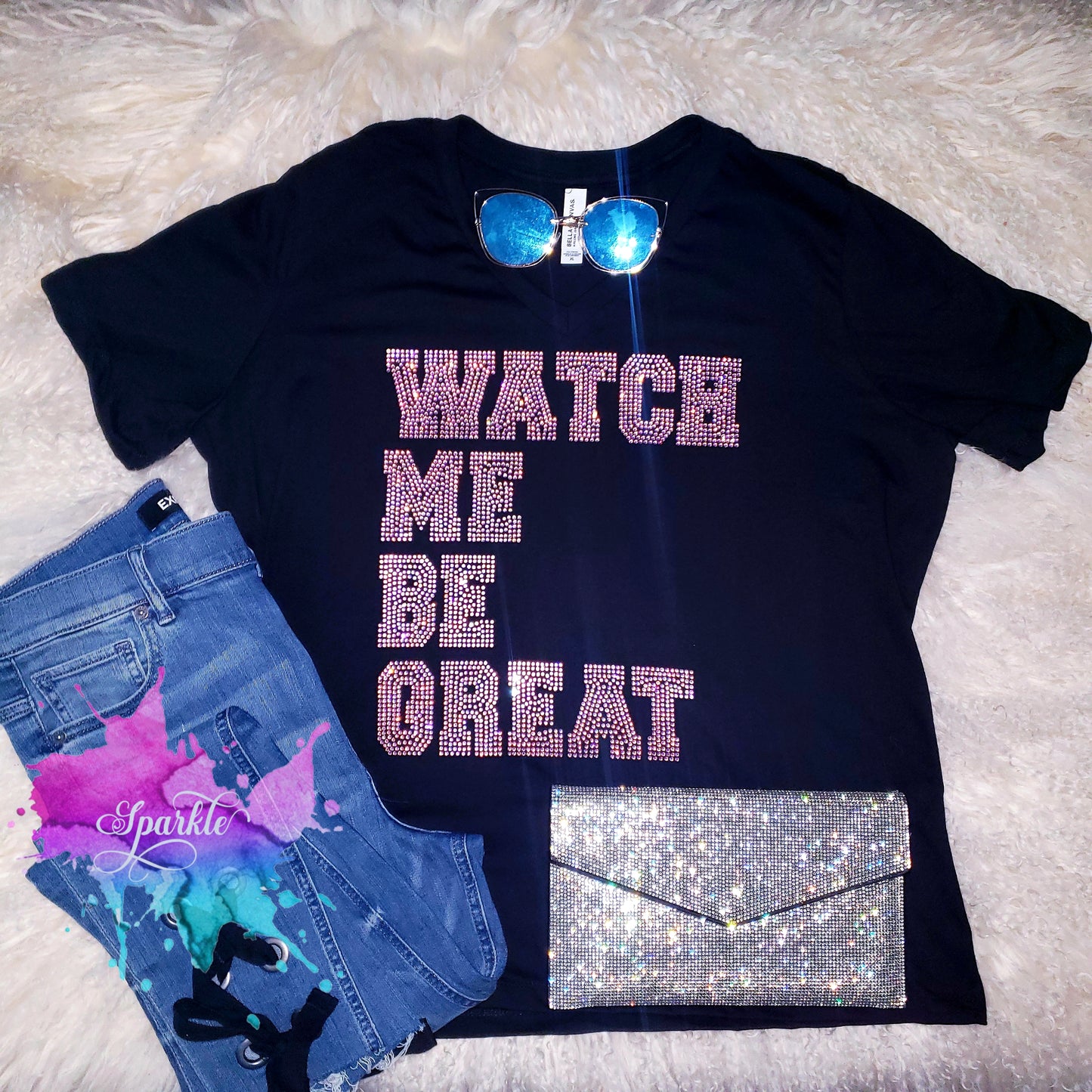 Watch Me Be Great Crystallized Tee