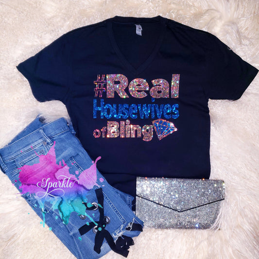 Real Housewives of Bling Crystallized Tee