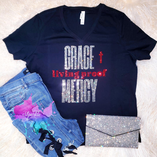 Grace and Mercy Crystallized Tee