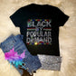 Black by Popular Demand Crystallized Tee