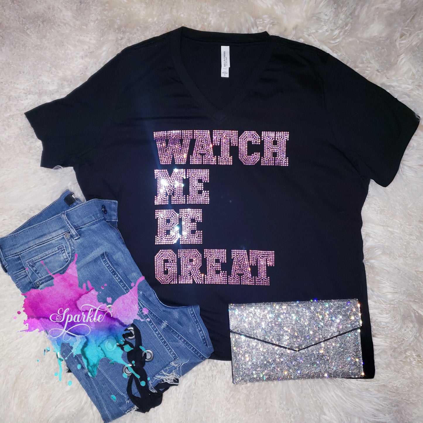 Watch Me Be Great Crystallized Tee