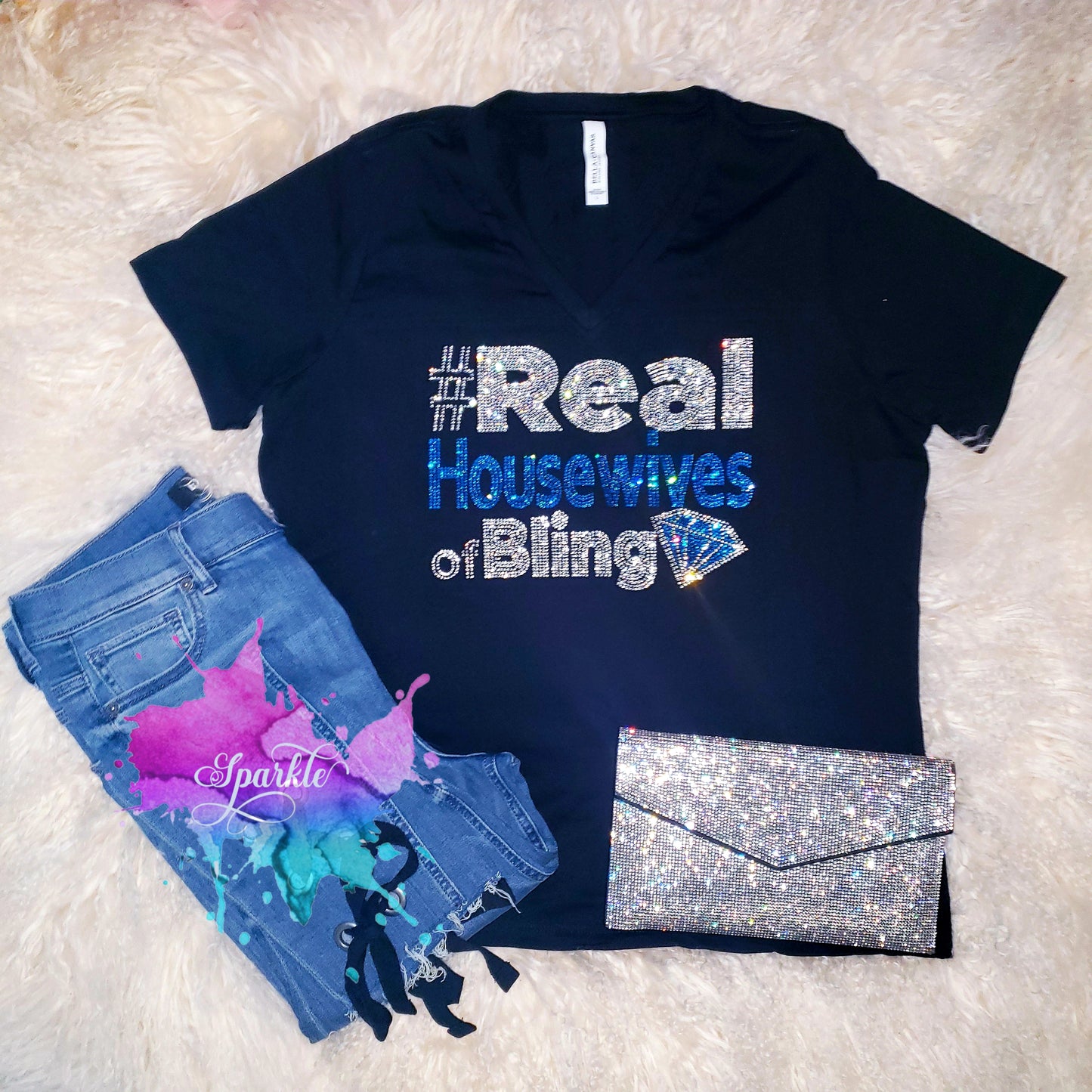 Real Housewives of Bling Crystallized Tee