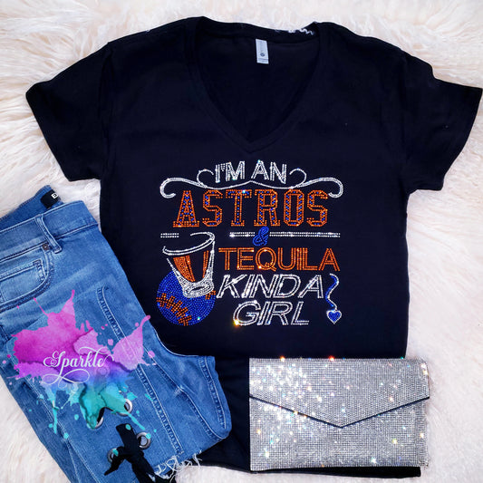 Astros and Tequila Crystallized Tee